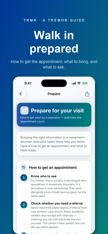 Prepare for your visit: how to get an appointment, whether you need a referral, and what to have ready.